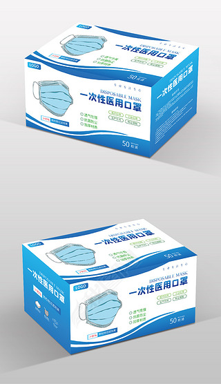 蓝色包装盒里的安全感 医用口罩的细节与信念